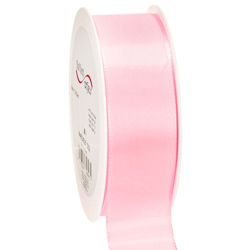 Floristik24 Dovanų ir dekoravimo juostelė 40mm x 50m šviesiai rožinė