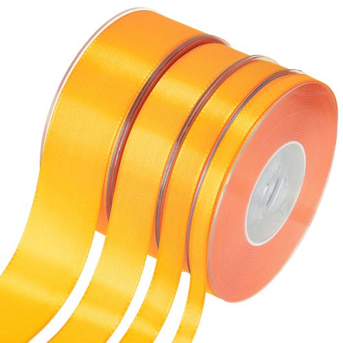 daiktų Dovanų ir dekoravimo juostelė 50m oranžinė
