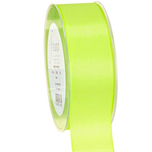 Dovanų juostelė dekoratyvinė žalia 40 mm 50 m