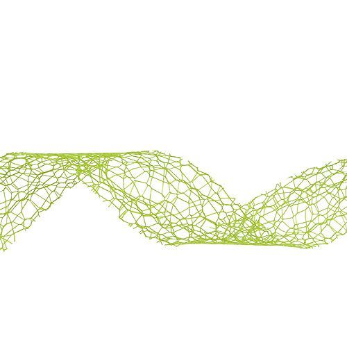 Floristik24 Dovanų juostelė žalios spalvos 3cm 10m