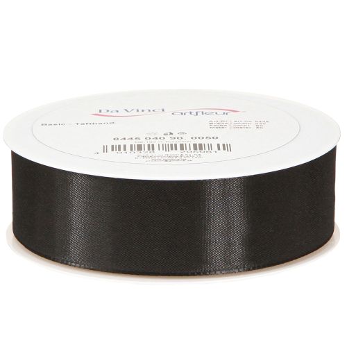 daiktų Dovanų juostelė juoda gedulo juostelė dekoratyvinė juostelė 40mm 50m