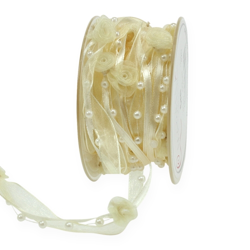 Juostelė Valentino Cream 15mm 5m