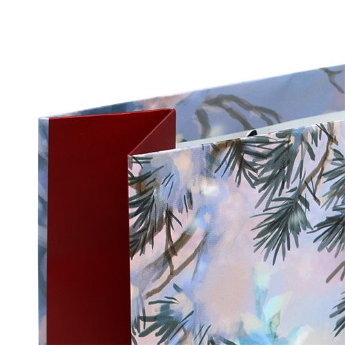 Floristik24 Dovanų maišelis didelis sniego senelis 25cm x 34,5cm 1vnt