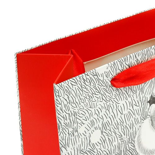 Floristik24 Dovanų maišelis Kalėdų senelis 24cm x 18cm x 8cm