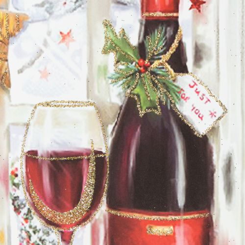daiktų Kalėdų dovanų maišelis 8cm x 18cm H24cm rinkinys iš 2 vnt