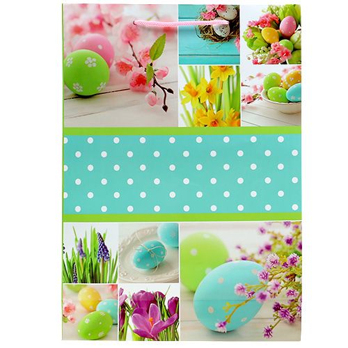 Floristik24 Dovanų maišelis su Velykų motyvu 25cm x 34,5cm 1vnt