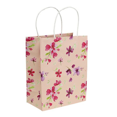 Dovanų maišeliai su gėlėmis 20cm x 11cm x 25cm 6vnt