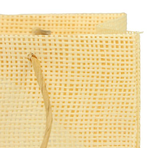 daiktų Dovanų maišeliai austi popieriniai vaniliniai oranžiniai rožiniai 20×10×10cm 6vnt