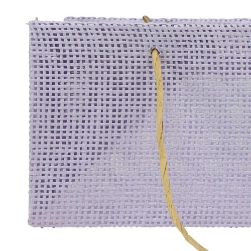 daiktų Dovanų maišeliai austi rankenėlėmis žalia, geltona, violetinė 20×10×10cm 6vnt.