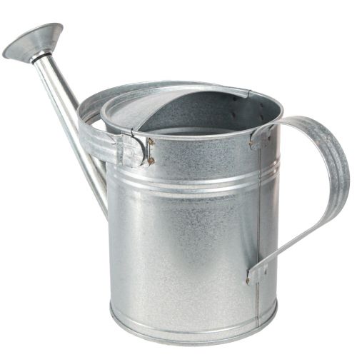 daiktų Dekoratyvinė laistytinė retro dizaino metalinė sidabrinė 42x15,5x27cm