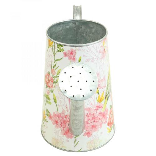 Floristik24 Dekoratyvinė laistytuvas metalinis sodinimui, sodinamoji skardinė H22cm