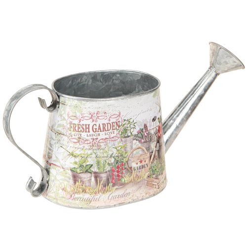 daiktų Laistytuvo apdaila sidabro metalo Fresh Garden 30x11x14,5cm