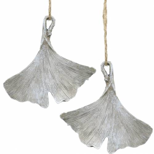 Floristik24 Kapo puošmena ginkmedžio lapas pakabinimui 10cm 3 vnt