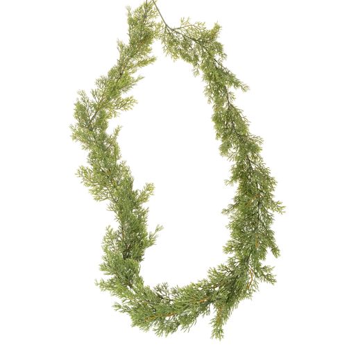 Dirbtinės eglės vainikas durims ir langams, 200 cm