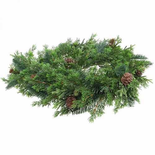 Floristik24 Kalėdinė girlianda Deco girlianda su kūgiais žalia 182cm