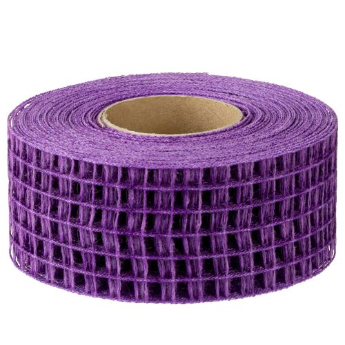 daiktų Tinklelio juosta 4,5cmx10m violetinė