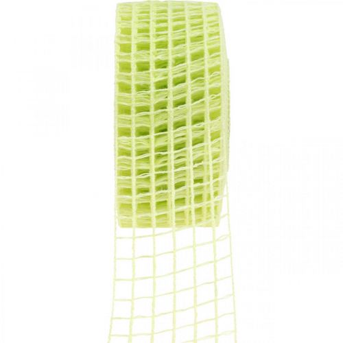 Grotelių juosta Deco tape craft juosta geltona kalkių 4,5cm x 10m