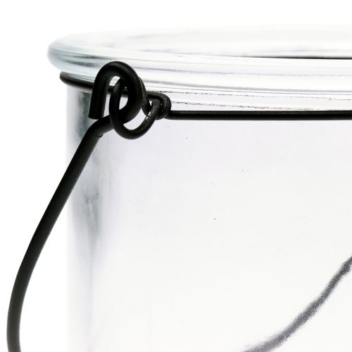 daiktų Žibintų stiklas pakabinimui Ø12cm H12,5cm 2vnt