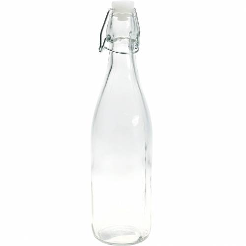 Dekoratyvinis buteliukas, atverčiamas buteliukas, stiklinė vaza užpildymui, žvakidė