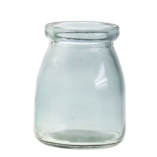 Floristik24 Deko stiklas Ø6cm H8cm žalias/pilkas 6vnt