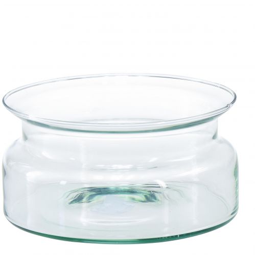 daiktų Stiklinis dubuo dekoratyvinis dubuo stiklinis plaukiojantis dubuo Ø16cm H8cm