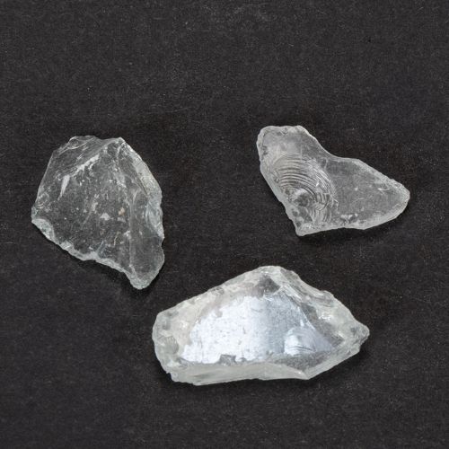 daiktų Stikliniai akmenys 25 mm - 35 mm natūralios spalvos 2 kg