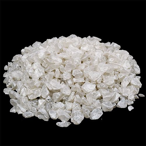 Floristik24 Stikliniai perlamutriniai akmenėliai 4 mm - 10 mm, 2 kg