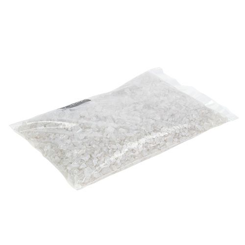 Floristik24 Stikliniai perlamutriniai akmenėliai 4 mm - 10 mm, 2 kg