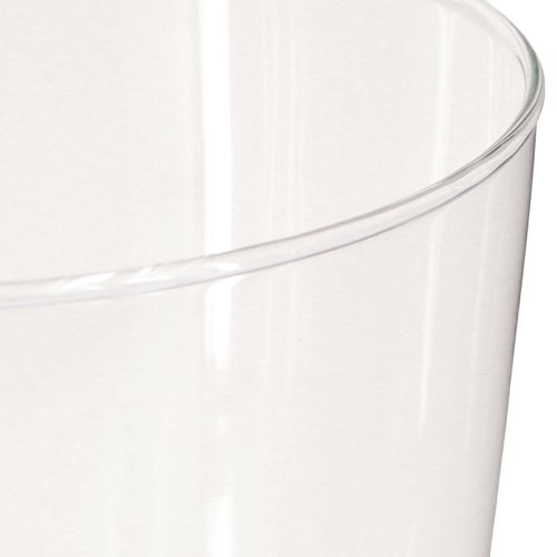 daiktų Stiklinė vaza kūginė gėlių vaza skaidri Ø10cm H20cm