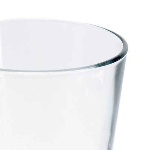 daiktų Stiklinė vaza kūginė Ø8,5cm H14,5cm