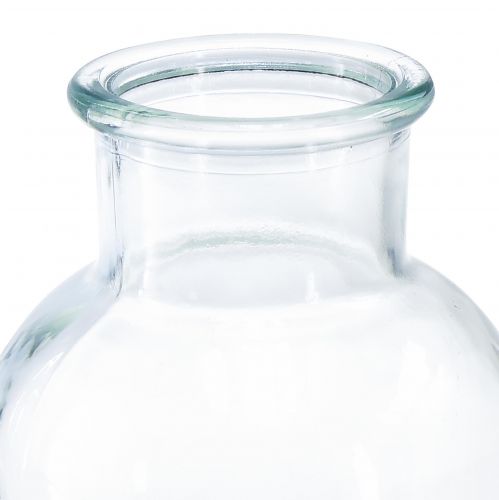 Floristik24 Stiklinė vaza vaistinė butelis retro dekoratyvinis butelis Ø10cm H20cm