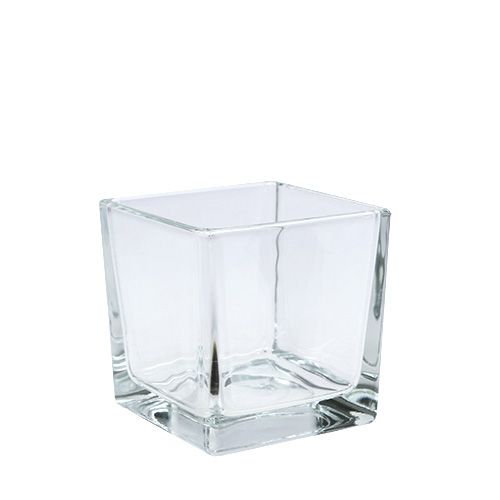 Stiklo kubas skaidrus 8cm x 8cm x 8cm 6vnt