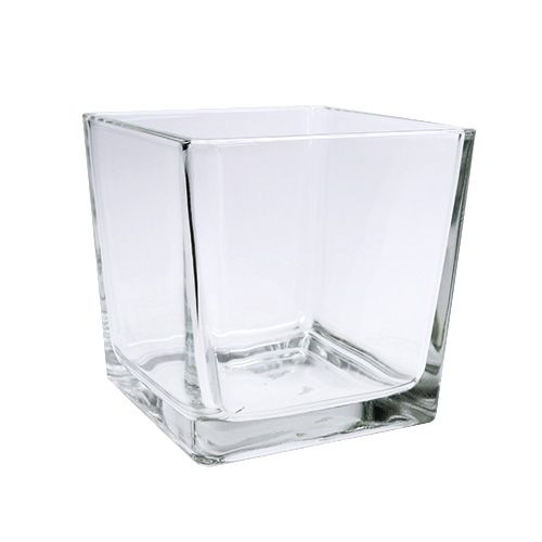Stiklo kubeliai skaidrūs 10cm x 10cm x 10cm 6 vnt