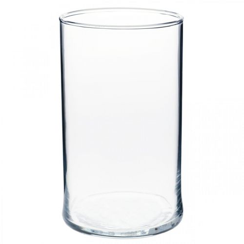Stiklinė vaza skaidri cilindrinė Ø12cm H20cm