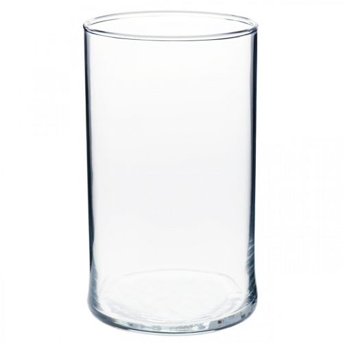 daiktų Stiklinė vaza skaidri cilindrinė Ø12cm H20cm