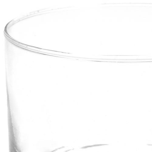 daiktų Stiklinės vazos stiklinis cilindras Ø9cm H7cm