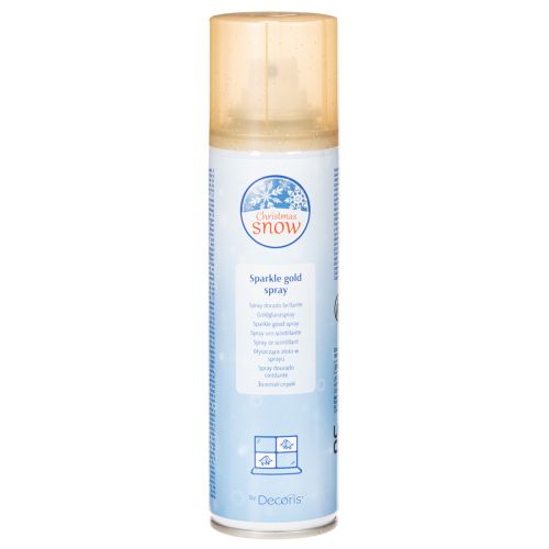 Auksinių blizgučių purškiklis kalėdinėms dekoracijoms, 150 ml