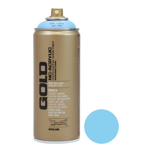 Dažai purškiami šviesiai mėlyni purškiami dažai Montana Gold baby blue 400ml