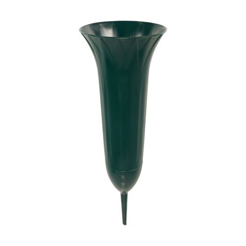 daiktų Kapo vaza tamsiai žalia 31cm 5vnt