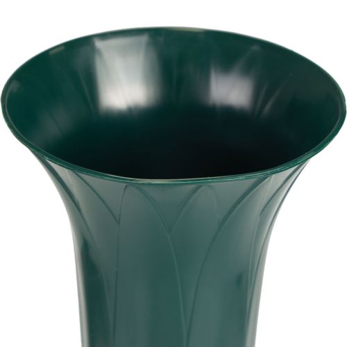 daiktų Kapo vaza tamsiai žalia 31cm 5vnt