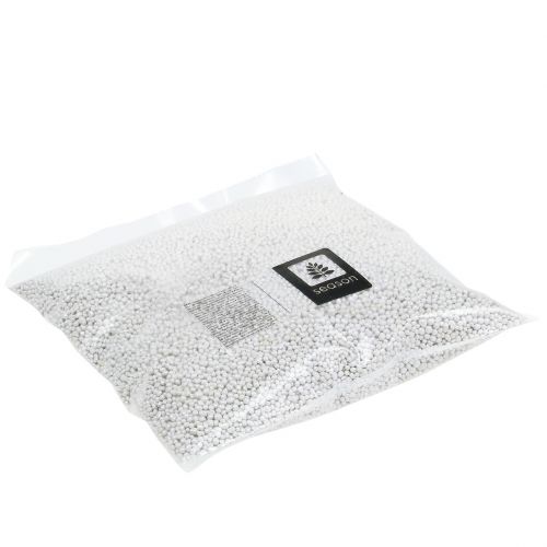 Floristik24 Granulės 2mm - 4mm White Brillant Light 1l