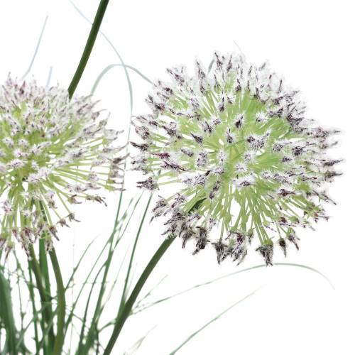 Floristik24 Žolė su gėlėmis vazone dirbtinė alyvinė 70cm