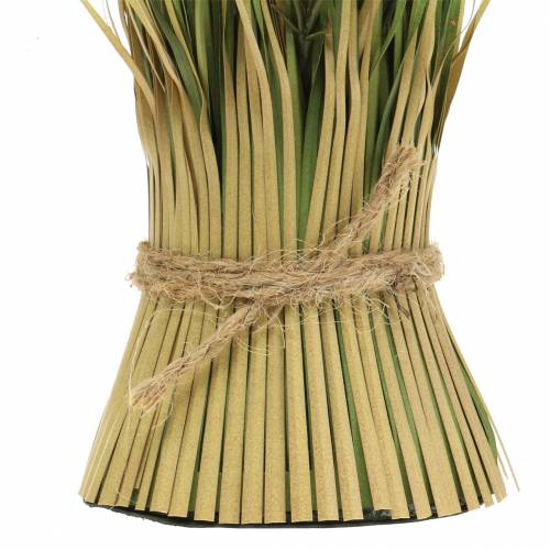 Floristik24 Žolių kekė, deko žolė su kraujažolėmis, rudeninė deko geltona, žalia H27cm