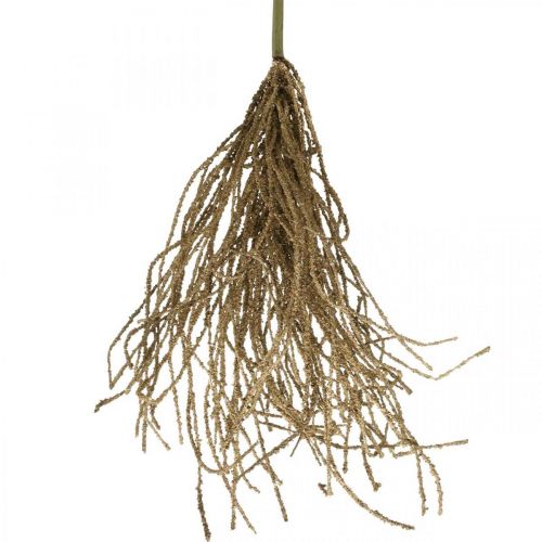 Žolės krūmas Ruda Dirbtinė Sausa Dekoracija Rudens puošmena 48cm