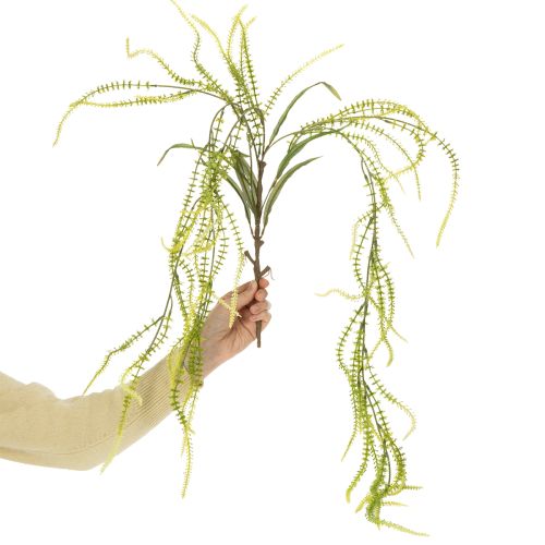 daiktų Dirbtinis sorų augalas iš žalių šerių, skirtas elegantiškoms pakabinamoms dekoracijoms, stilingiems kambario akcentams, 114 cm