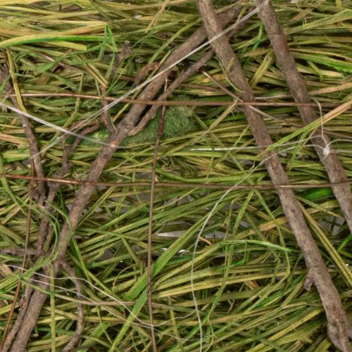 daiktų Velykinis krepšelis, natūralus dizainas, rankų darbo šventinis namų papuošimas, 25 cm