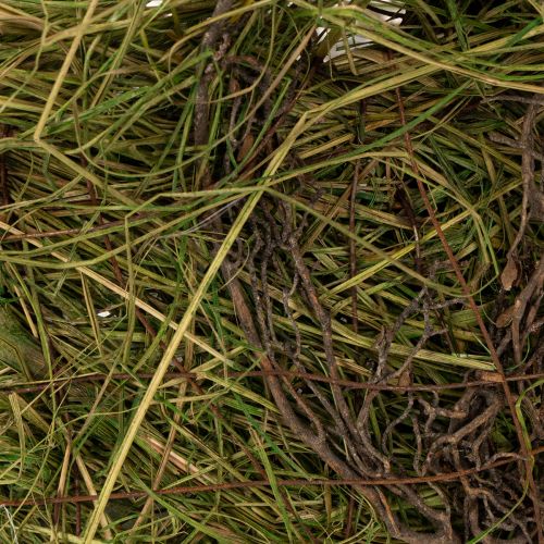 daiktų Dekoratyvinis krepšelis, žolių pynimas, natūralus Velykų puošybos krepšelis, dovanų krepšelis, 29 cm