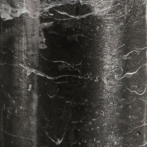 daiktų Didelės kolonos žvakės juodo marmuro išvaizda 85x200mm 2 vnt