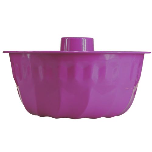 daiktų Bundt torto forma metalinė dekoratyvinė torto forma violetinė Ø23cm H12cm