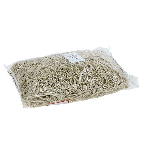 daiktų Guminiai žiedai 60/1,5mm natūralūs 1000g